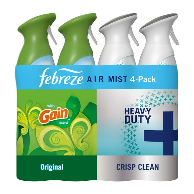 Febreze Air Effects Air Freshener Spray, Gain Original + Heavy Duty, 4 ct., 35.2 oz.