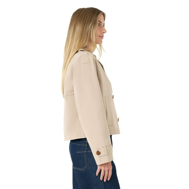 Rebecca Minkoff Women’s Cropped Trench Coat