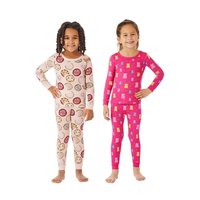 Member’s Mark Girls 4-Piece Organic Cotton Pajama Set